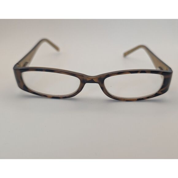 Foster Grant Tortoiseshell Rectangular Eyeglass Women’s Plastic Brown Reader - Picture 1 of 4